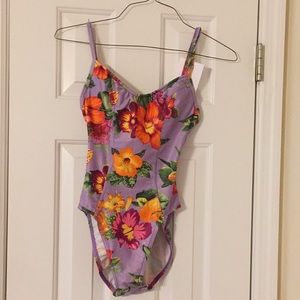 Victoria’s Secret One Piece Hi-Cut swimsuit.